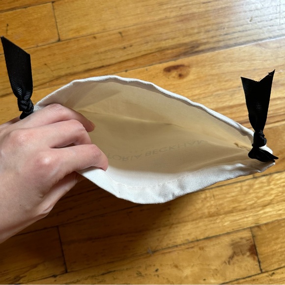 (3 for $15) Victoria Beckham beauty drawstring pouch NWOT - Picture 4 of 4